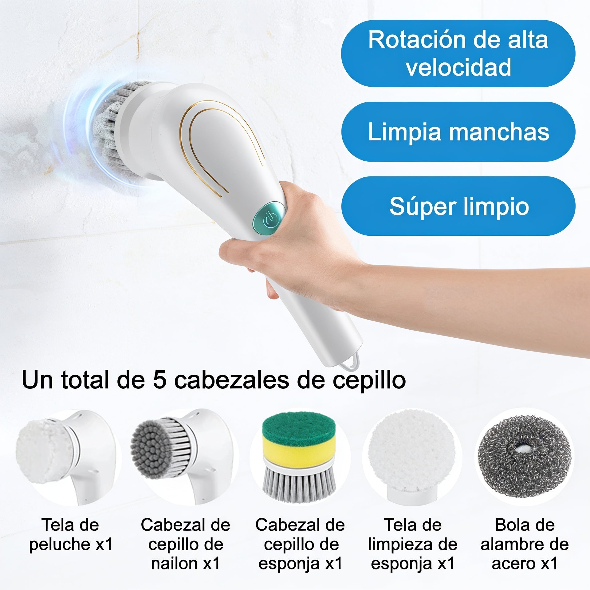 Limpiador eléctrico de vajilla y superficies Simplihome