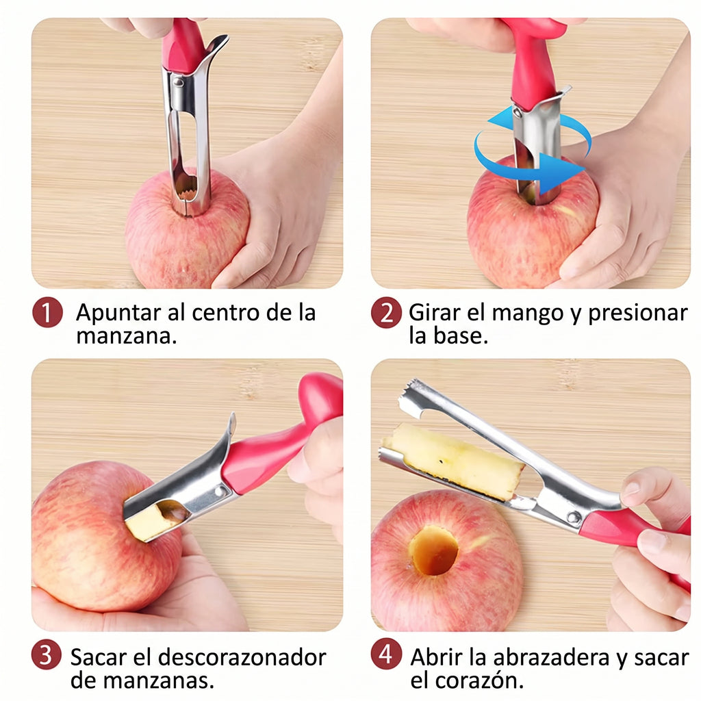 Descorazonador de manzanas