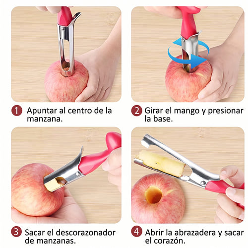 Descorazonador de manzanas