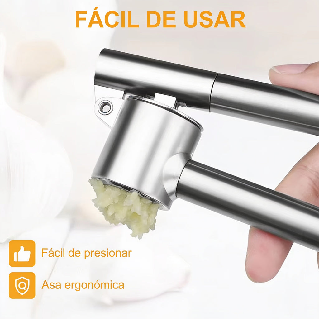Prensa de Ajos de Acero Inoxidable Premium Simplihome