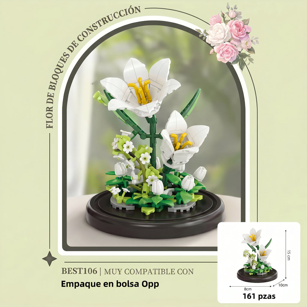 Rosa de bloques de construcción Simplihome